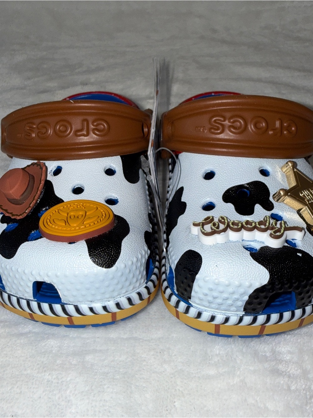 Crocs x Toy Story Woody Classic Clog Toddler C5 Disney Pixar NWT 209470-4GX